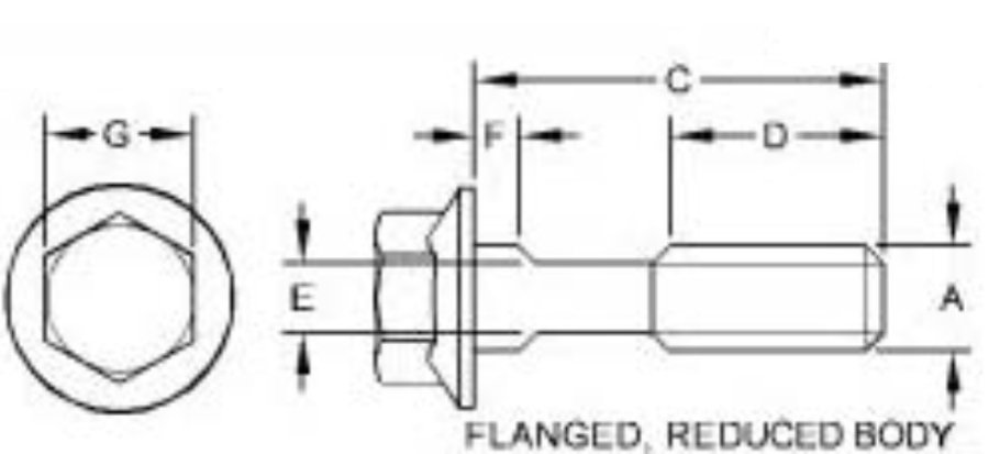 John Deere Flanged Hex Head Screw 12MM Thread R516693 | Doggett John ...