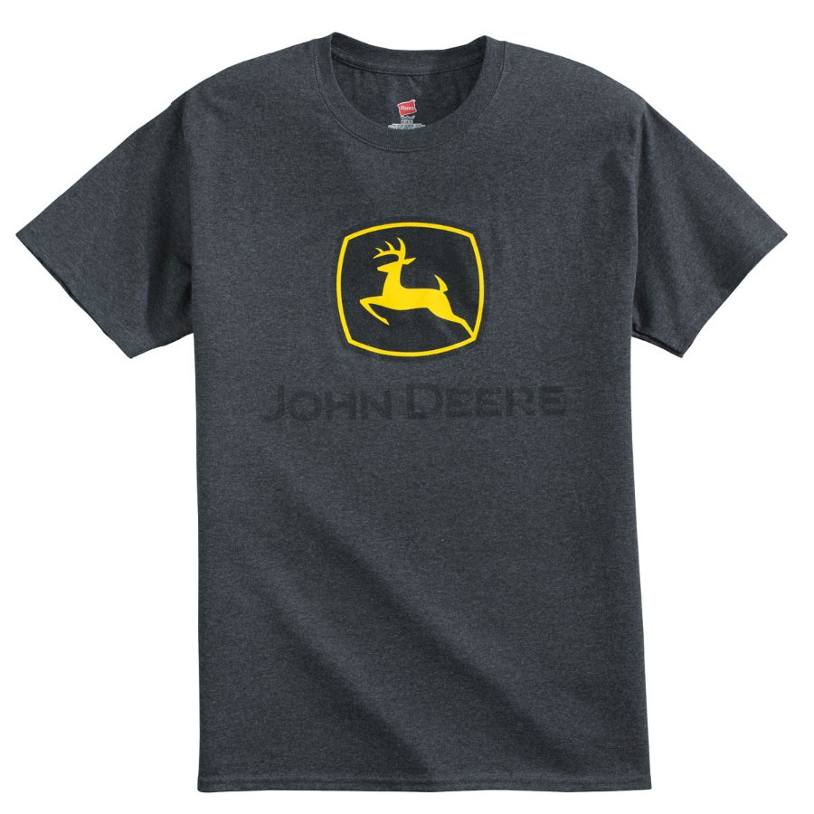 Men's Short Sleeve Logo Tee - Charcoal - LP69749