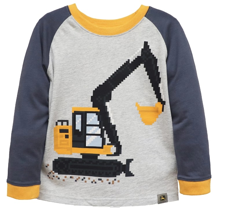 LAST CHANCE: Toddler Digital Construction Long Sleeve T-Shirt - LP81634-2T