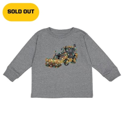 Toddler Construction Holiday Long Sleeve Tee - LP83506