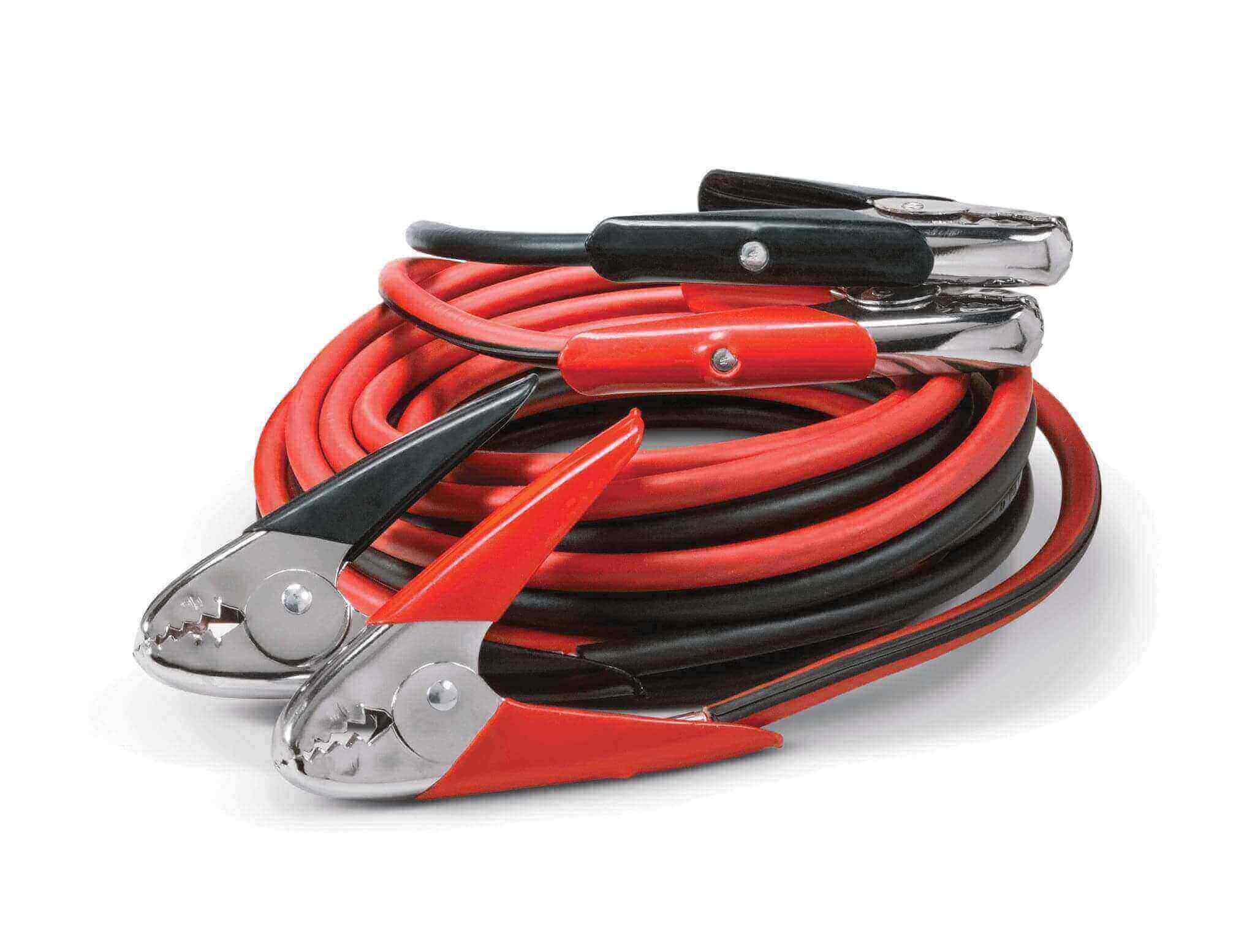 EWAY 10FT Heavy Duty Jumper Cables - 2 Gauge, 600 Amp With Storage Bag