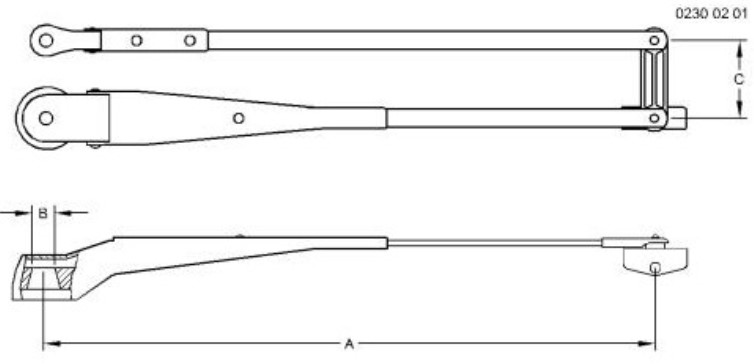 Front Wiper Arm - AT488196