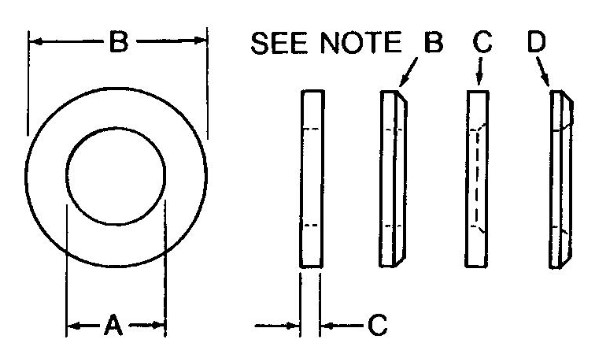 Round Hole Washer - Thickness: 2.0000MM - L115989