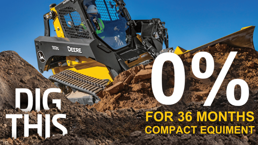 0% Interest on Compact Equipment for 36 Months!