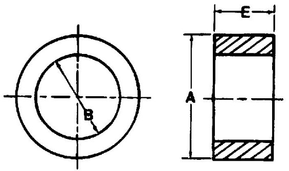 Loader Transmission Clutch Piston Ring - T172115