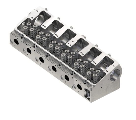 Cylinder Head with Valves - RE539438