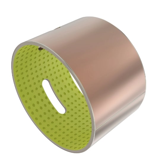 Cylindrical Split Alloy Bushing with Hole - R125974