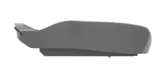 Charcoal Grey Vinyl Seat Cushion Kit - AT522506