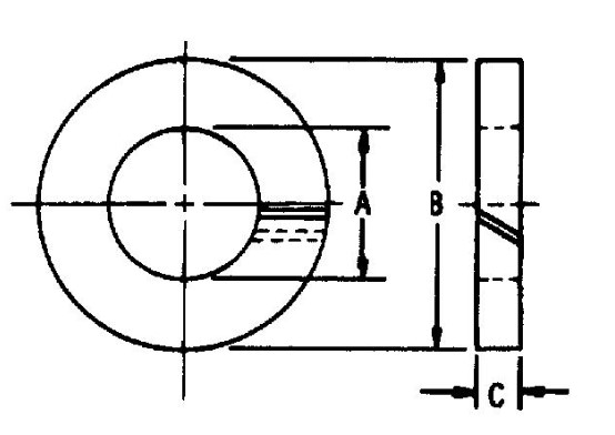 Back-Up Ring - Section Thickness (IN): 0.1181 - H163431