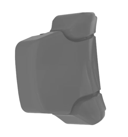 Grey Vinyl Seat Back Cushion Kit - AT522531