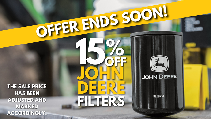 15% Off John Deere Filters