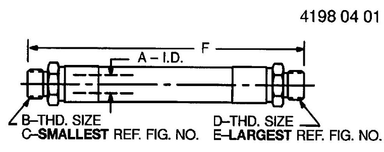 Fan Case Drain Hydraulic Hose - AT488714