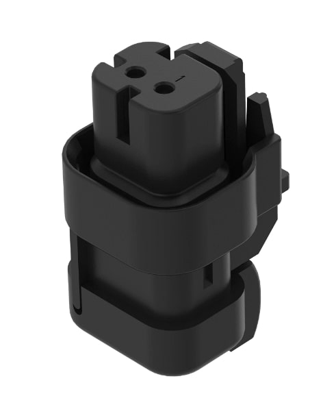 Tycoelectronics Gray Electrical Connector Housing - 57M9773
