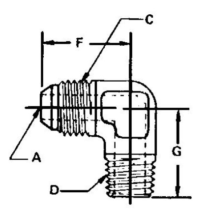 John Deere Elbow Fitting R82131 | Hydraulic Line Connector | Doggett ...
