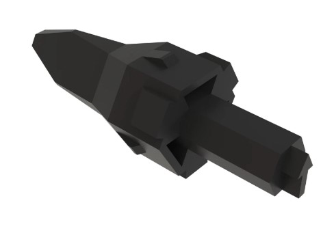 Orange Electrical Connector Terminal - 3 Cavities - 57M7676
