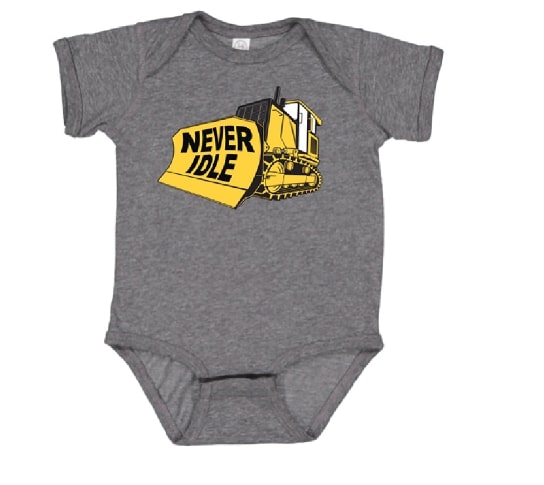 Infant Never Idle Dozer Body Suit - LP86219