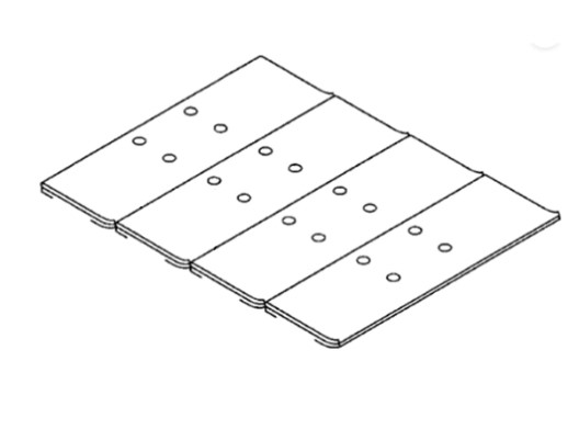 Open Center 3 Bar Shoe - 2024425