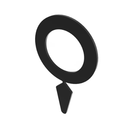 Circular Shim with Tab - Thickness (IN): 0.1250 - T225431