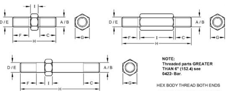 Stud - 10MM Thread - R530341