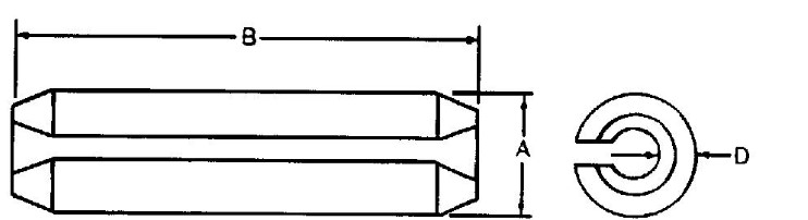 Spring Pin - Diameter (IN): 0.3150 - 34M7061
