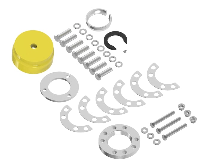 8 Bolt Hourglass Retainer Field Installation Kit - AT376894