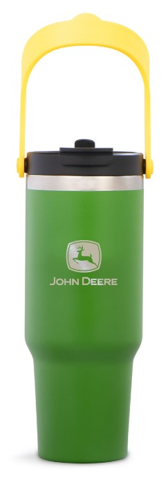 John Deere 40 oz. Tumbler with Handle LP89583 | Durable Insulated