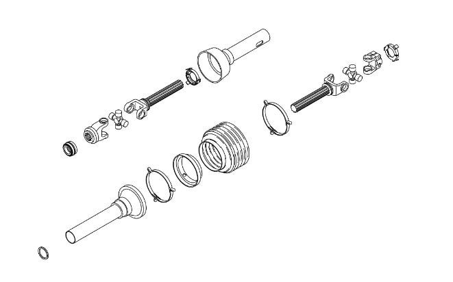 Driveshaft Yoke Repair Kit - AH220089