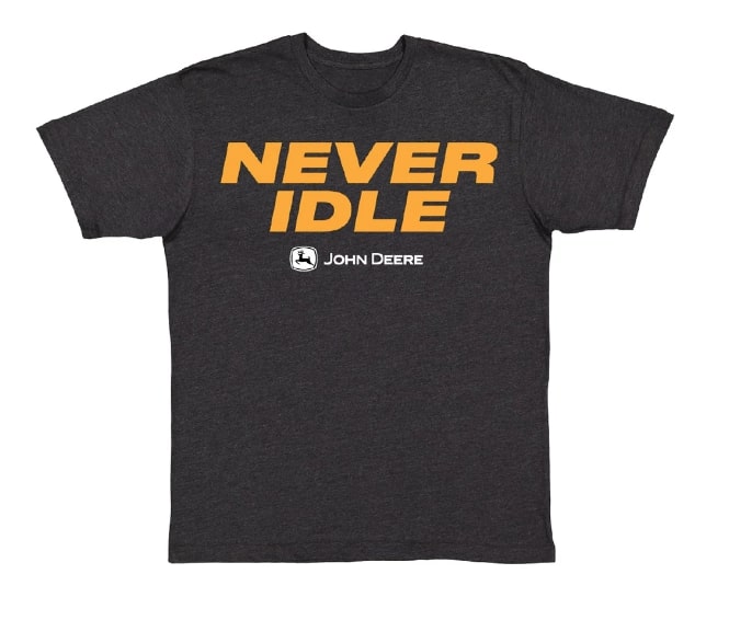 Never Idle T-Shirt - Heathered Black - LP86233
