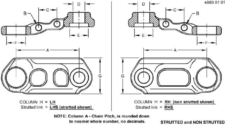 Non-Strutted LINK-LH - T250146