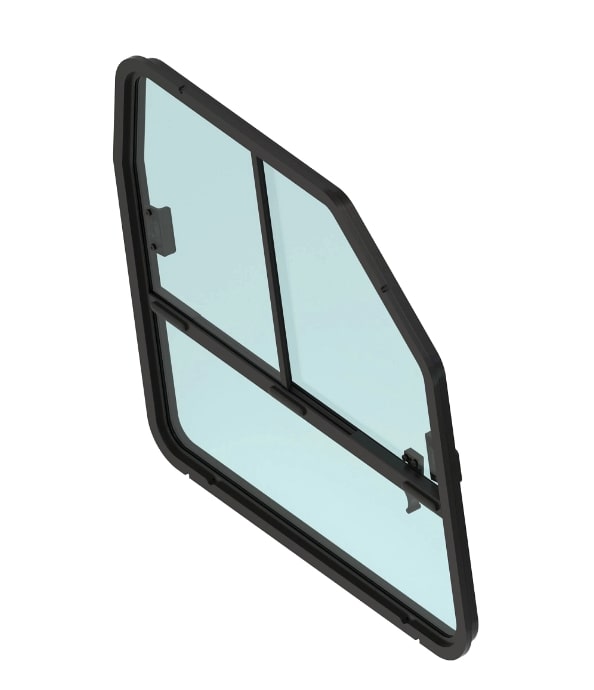 Right Side Sliding Rear Glass Windowpane - AT494753