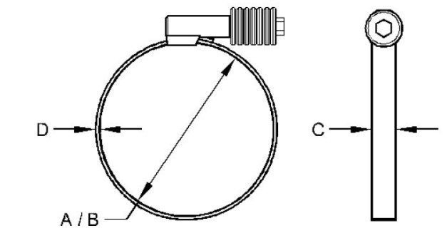 Hose Clamp - Thickness (IN): 0.0000 - RE52702