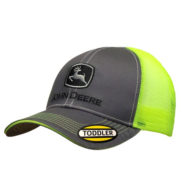 John Deere Cappello/Cappello Embro Nero con Logo Bianco - LP86109 John Deere Cappello/Cappello Embro Nero con Logo Bianco - LP86109