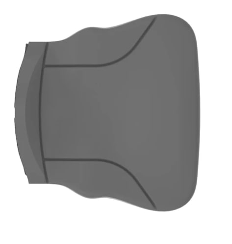 Charcoal Grey Vinyl Seat Cushion Kit - AT522506