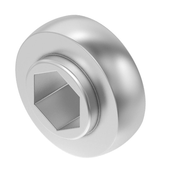 Spherical Outer Diameter Hexagonal Bore Ball Bearing - T415189