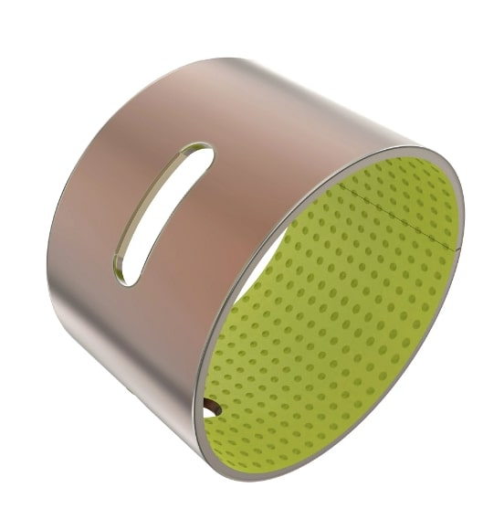 Cylindrical Split Alloy Bushing with Hole - R125974
