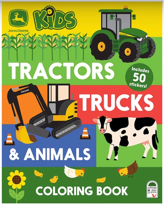 Tractors, Trucks & Animals Coloring Book - LP86594