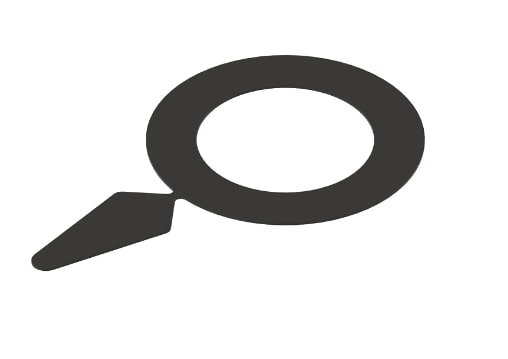 Circular Shim with Tab - Thickness (IN): 0.0400 - T225429