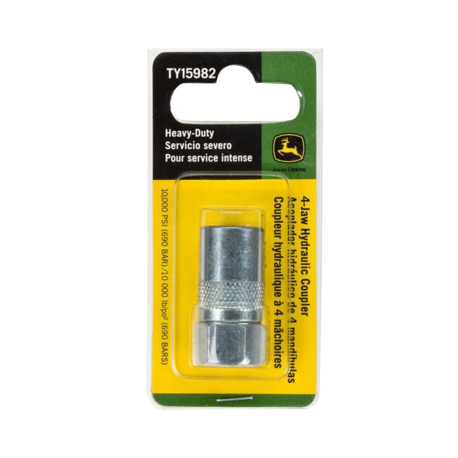 Heavy-Duty Hydraulic Grease Coupler - TY15982
