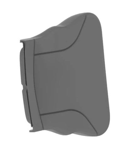 Charcoal Grey Vinyl Seat Cushion Kit - AT522506